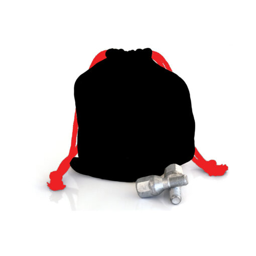 Wielbouten/-moeren zakje ZWART