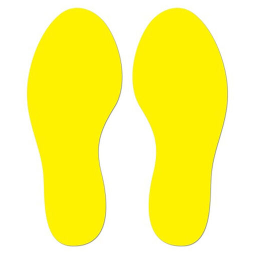 Voetafdruk vloerstickers