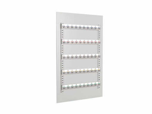 Sleutelwandbord, 5 rails-50 haken.