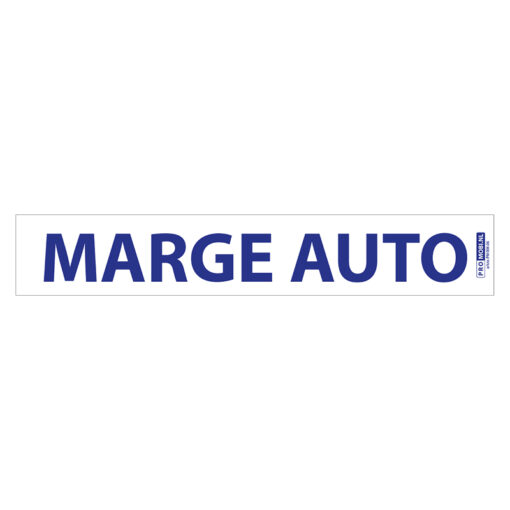 Verkoopsticker MARGE AUTO