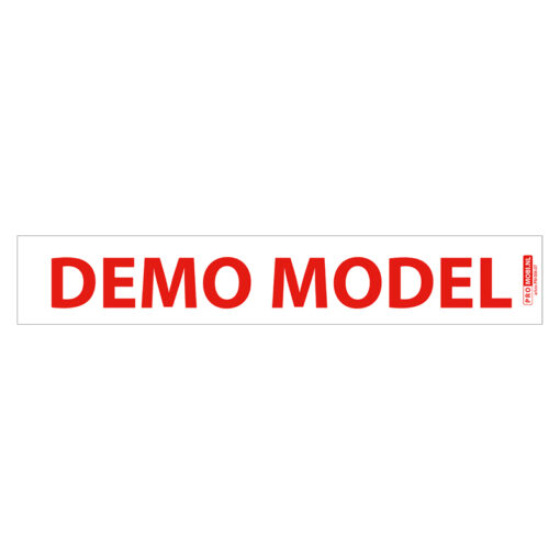 Verkoopsticker DEMO MODEL