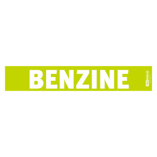 Verkoopsticker BENZINE