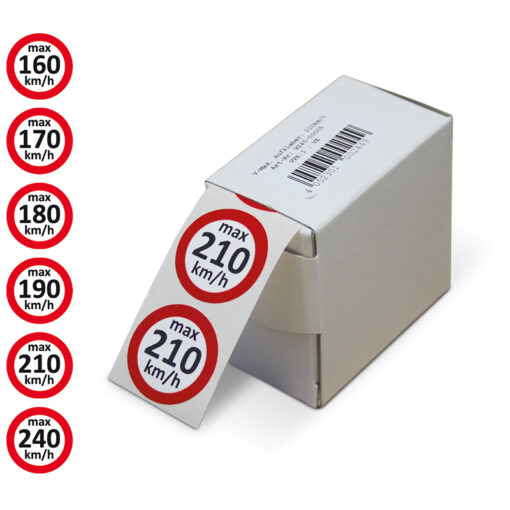 Snelheidsstickers 210