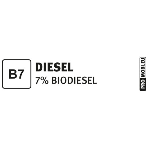 Brandstofsticker B7