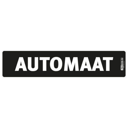 Kentekenplaat AUTOMAAT