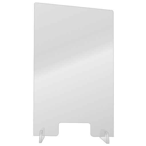 Transparant beschermingsplaat 60x100 cm