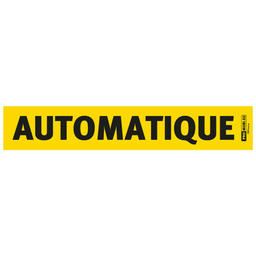 Verkoopsticker AUTOMAAT (FR)