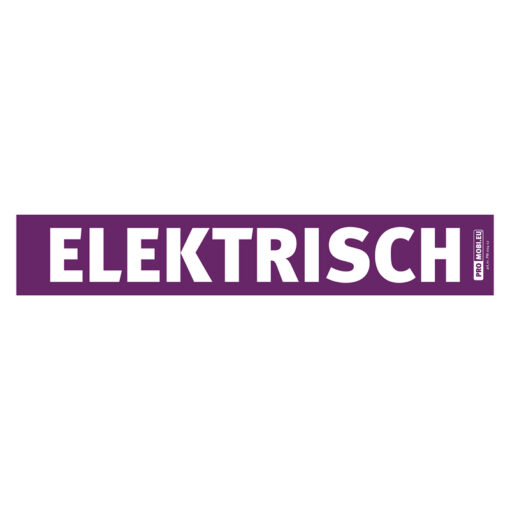 Verkoopsticker ELEKTRISCH