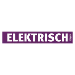 Verkoopsticker ELEKTRISCH