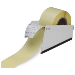 Dispenser voor bandenetiket