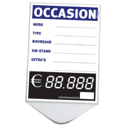 Prijskaarthouder, verticaal