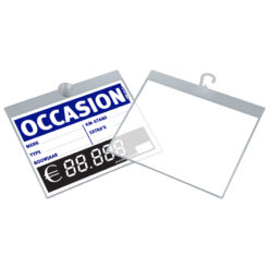 Prijskaarthouder Combi, horizontaal