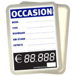 Prijskaarthouder magneet Luxe, GRIJS