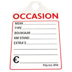 Prijskaarthouder spiegel