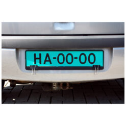 Groene handelaarsplaten klemset