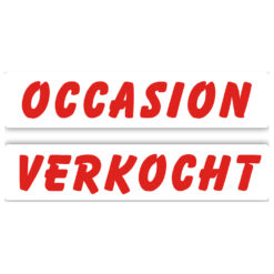 Verkoopbord Occasion-Verkocht