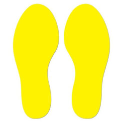 Voetafdruk vloerstickers