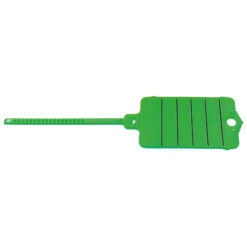 Sleutellabel met tie-rip & 2 stiften, GROEN