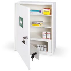 EHBO kastje XL, afsluitbaar, 2 leggers