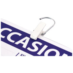 Knijper met stalen haak