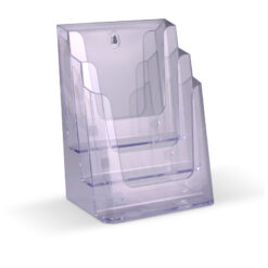 Folderhouder 3 x A4 Transparant