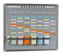 Planbord T-kaartjes, 7 x 20