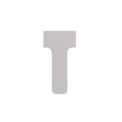 T-plankaartjes, blanco, afm. 30x55mm, kleur WIT