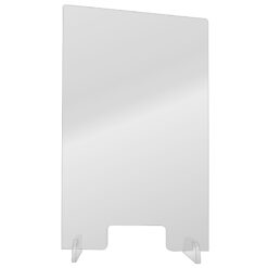 Transparant beschermingsplaat 60x100 cm