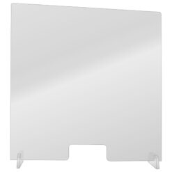 Transparant beschermingsplaat 100x100 cm