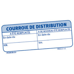 Werkplaatsetiket DISTRIBUTIERIEM (FR)