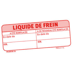 Werkplaatsetiket REMVLOEISTOF (FR)