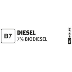 Brandstofsticker B7